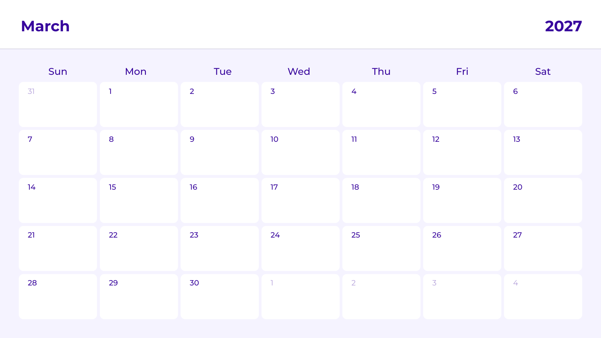 JKG Calendar